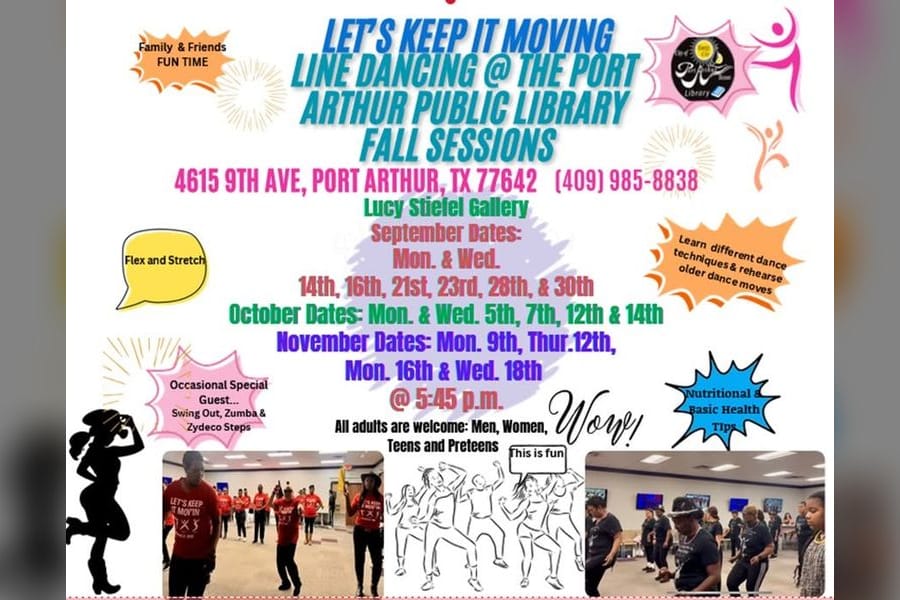 Photo for Free Line Dancing at the Port Arthur Public Library
