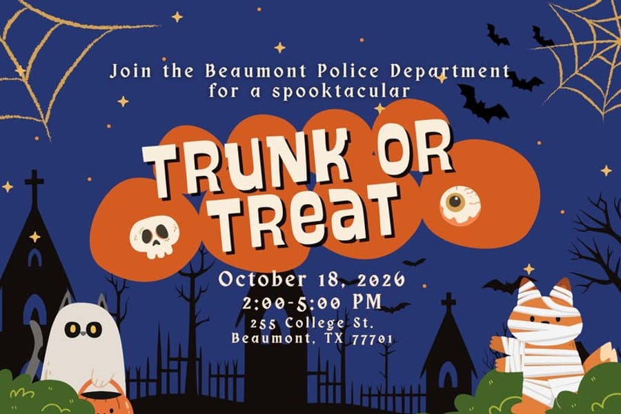 Photo for Beaumont Police Department Trunk or Treat