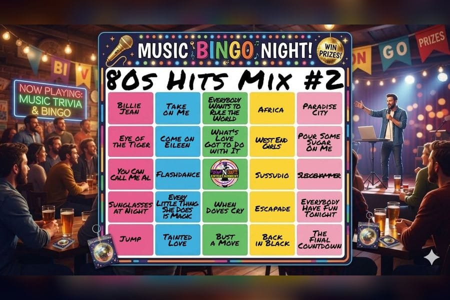 Photo for Music Bingo: 80s Hits